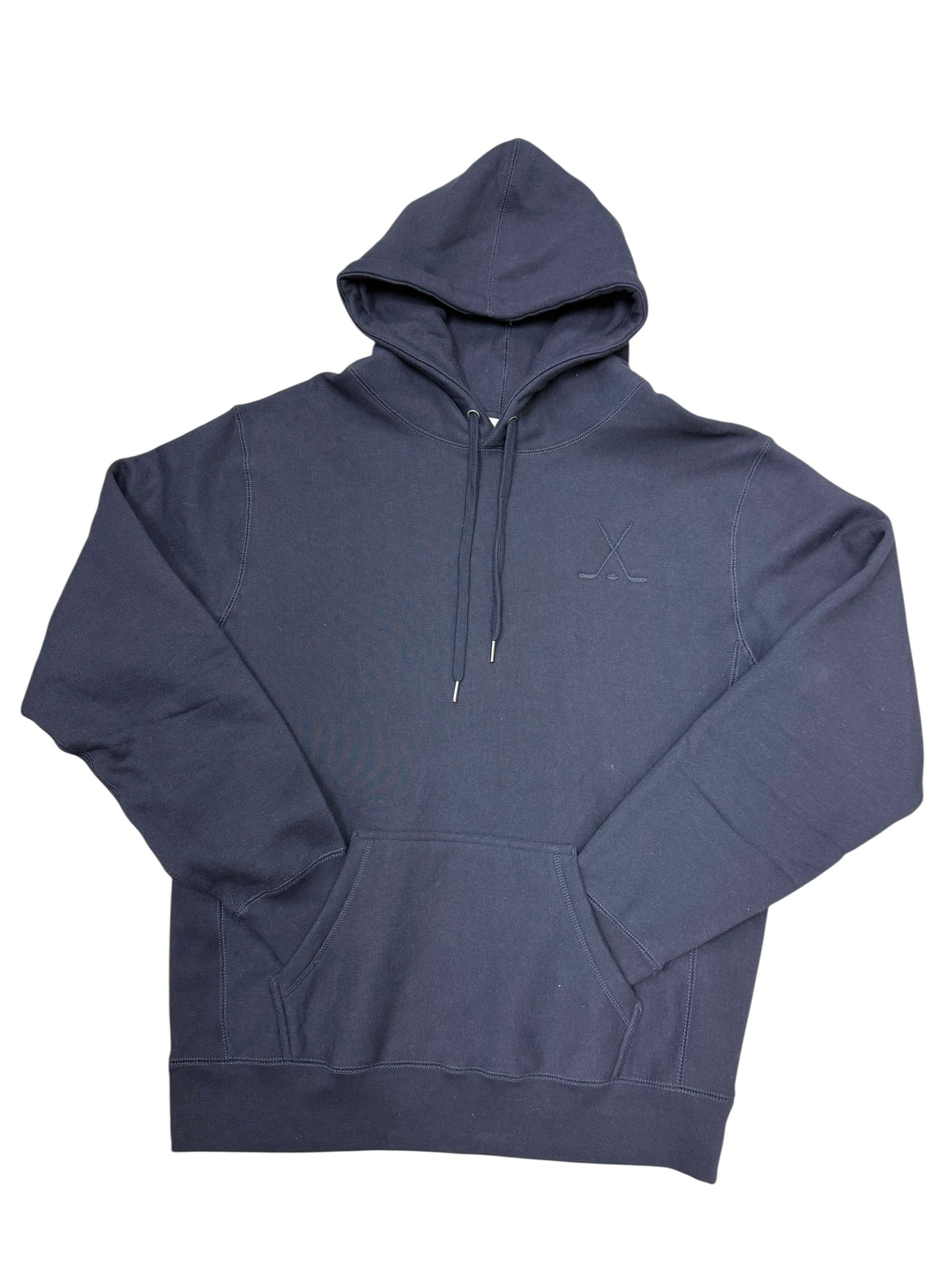 Premium Navy Hockey Hoodie