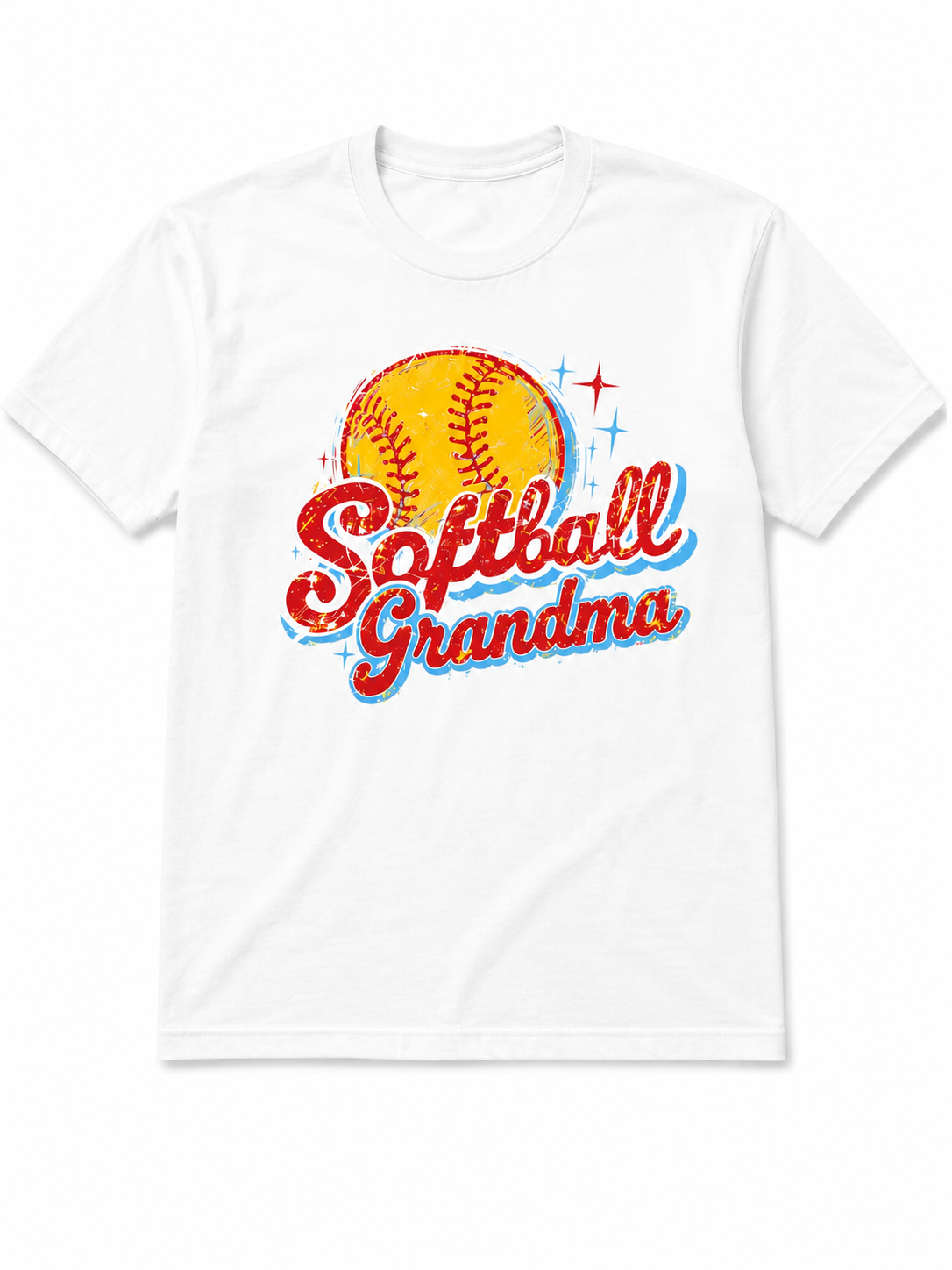 Sparkle Softball Grandma Tee