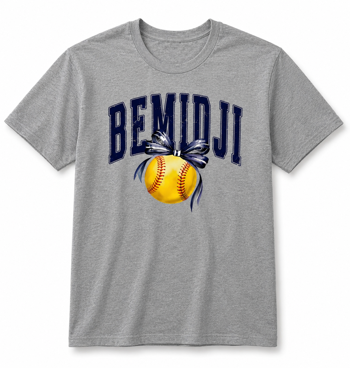 Bemidji Softball bow Tee